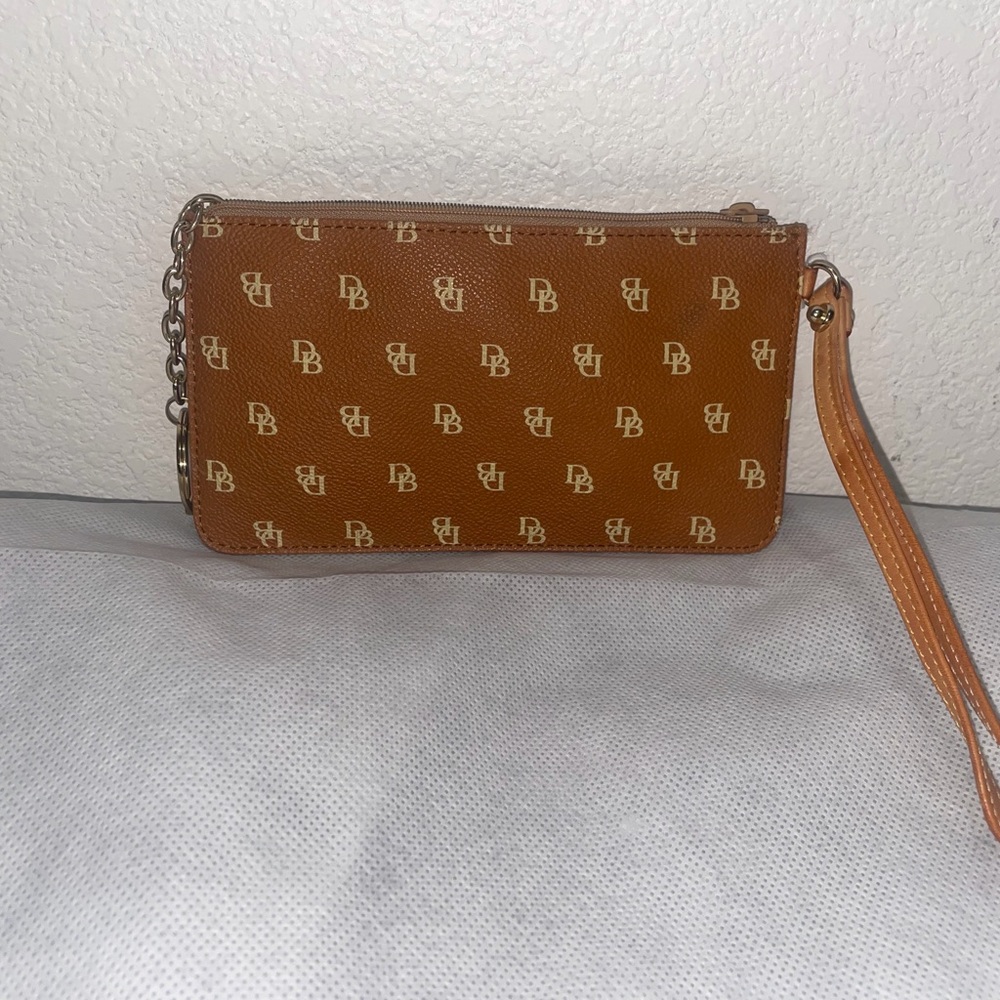Dooney & Bourke  Brown Leather Wristlet
